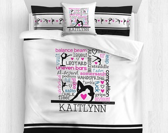 Gymnastics Bedding Etsy