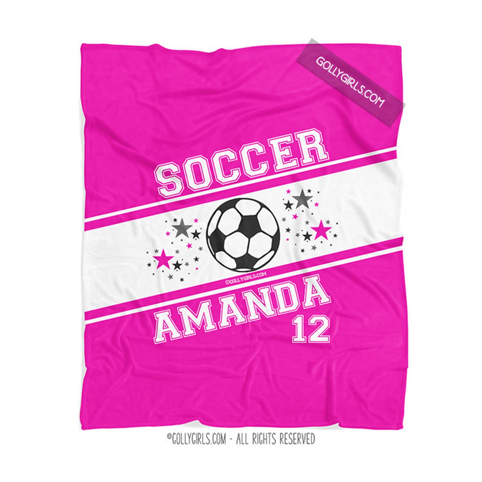 monogrammed soccer bag