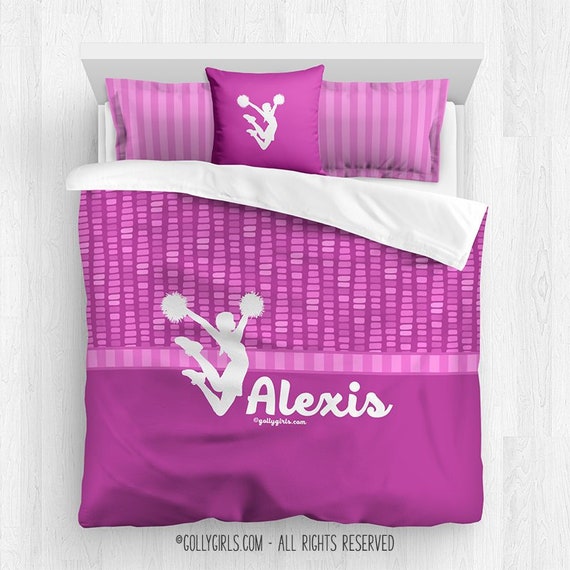 Personalized Cheerleading Comforter Etsy