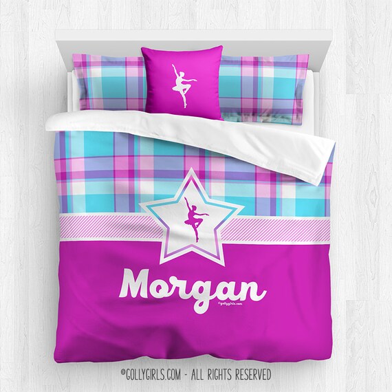 Personalized Dance Comforter Set Shams Pillow Monogrammed Etsy