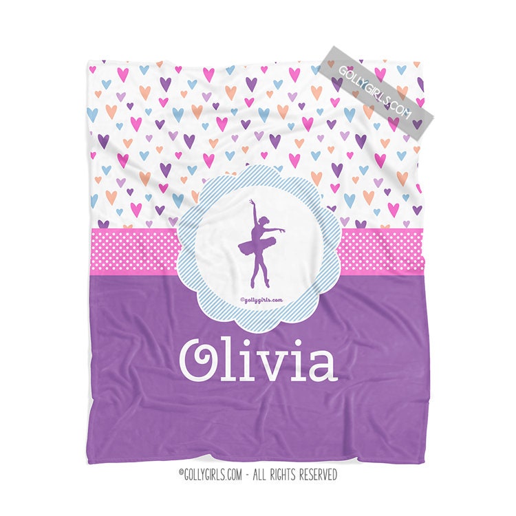 Personalized Dance Blanket Monogrammed Dance Bedding Etsy Hong Kong