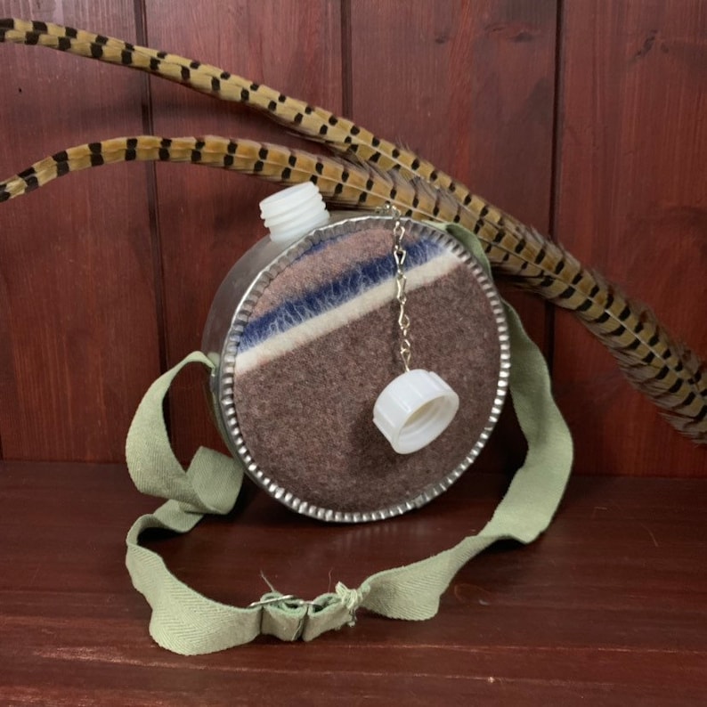 Vintage Camping Canteen Hunting Canteen Water Bottle Etsy