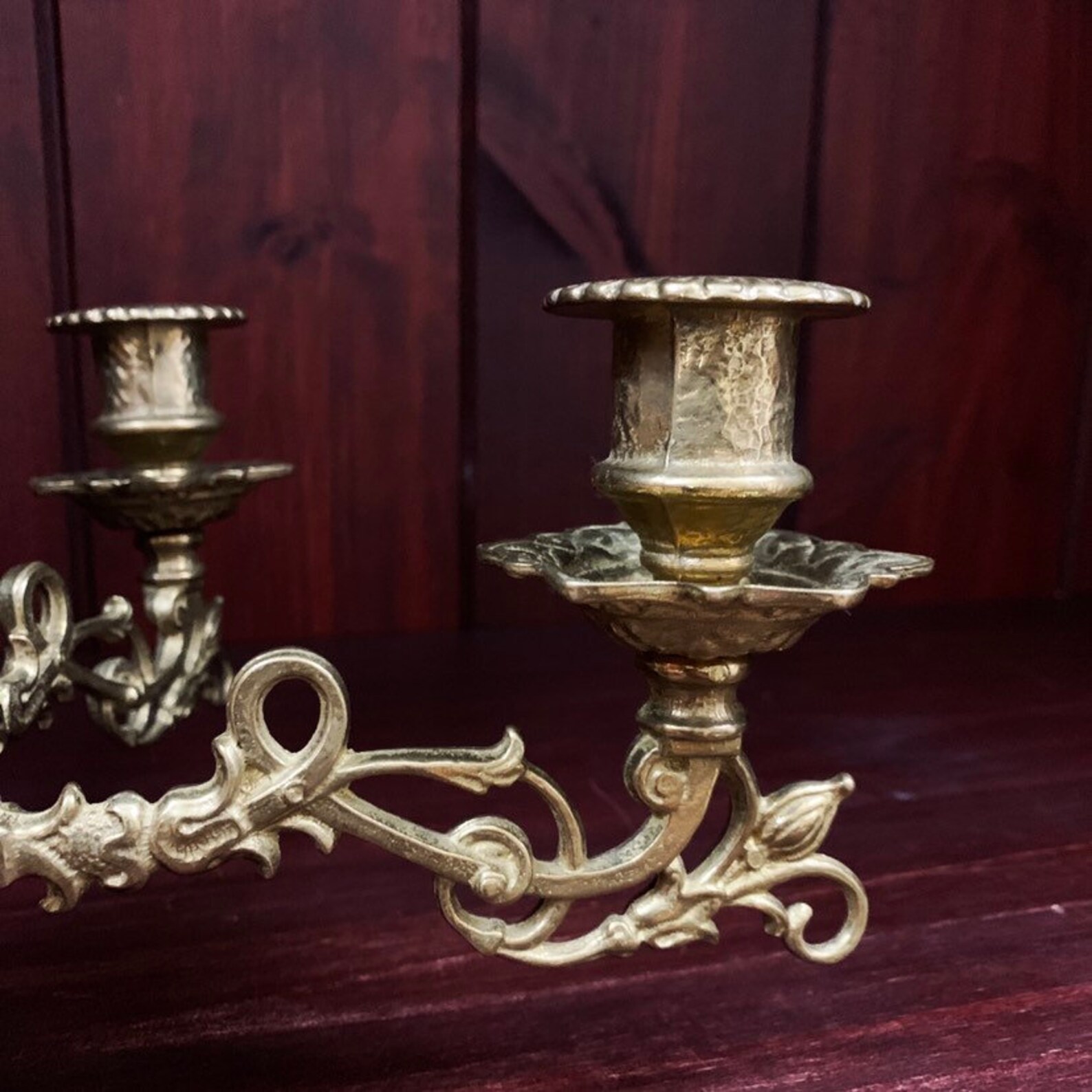 Vintage Wall Sconce Ornate Piano Light Wall Candlestick Etsy
