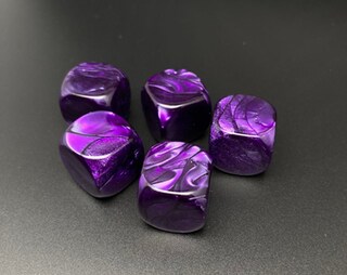 100 Dados Brancos Noamus 16mm - Acrílico Colorido DIY Jogos
