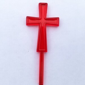 Cross Topper for Ceramic Christmas Tree / Cake Toppers image 3