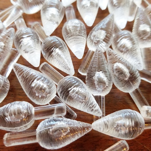 Large clear Ceramic Christmas Tree Light Pegs / Etsy