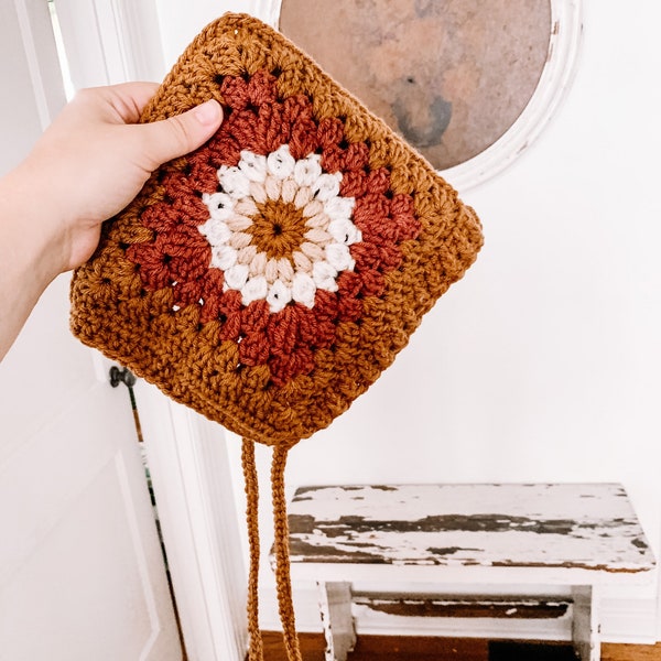 Granny square bonnet / floral baby bonnet / pixie hat