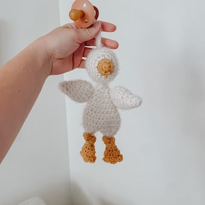 Clip para chupete de pato / chupete de peluche / chupete de animal