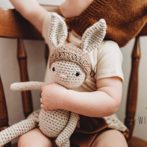 Toulouse the bunny / crochet bunny / stuffed bunny / Easter bunny
