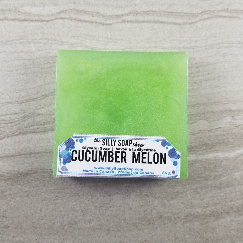 Cucumber Melon Soap Green Glycerin Soap 3 Oz Etsy