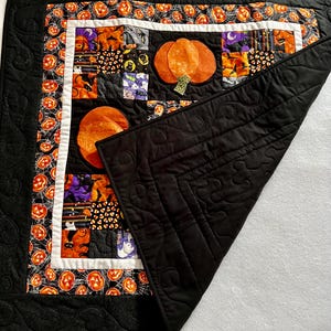 Ghostly Halloween Castle Quilted Table Topper NCU0HNH255 main image 0