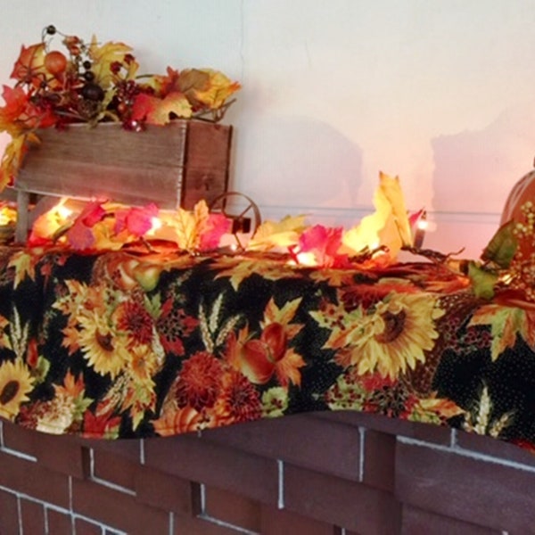 Fall Mantle Scarf Etsy