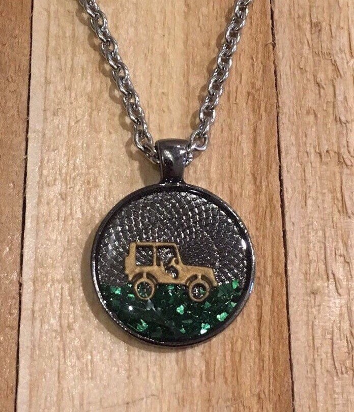 Offroad Necklace Jeep Jewelry Jeep Gift Jeep Necklace Jeep Etsy