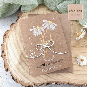 Geburtstagskarte personalisiert, Alles Liebe zum Geburtstag!, Karte zum Geburtstag, Karte für die beste Freundin, Mama, Kollegin, Marla