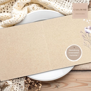 Wedding card, wedding money gift, wedding congratulations card, personalized wedding card, card for the bride and groom, MoukiB image 3