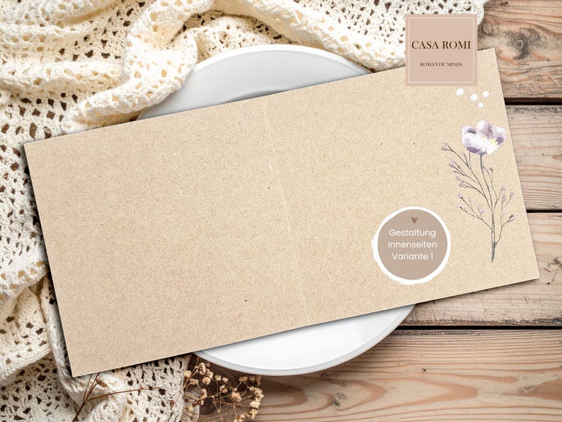 Wedding card, wedding money gift, wedding congratulations card, personalized wedding card, card for the bride and groom, MoukiB image 3