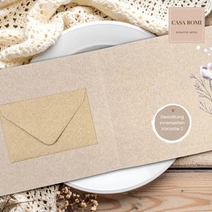 Wedding card, wedding money gift, wedding congratulations card, personalized wedding card, card for the bride and groom, MoukiB image 4