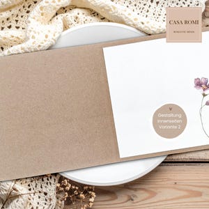 Wedding card, wedding congratulations card, wedding money gift, personalized wedding card, wedding wishes, MOUKI 2 image 4