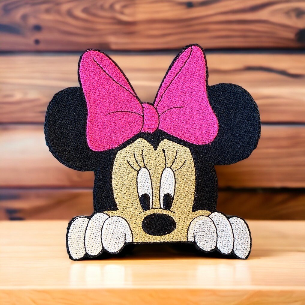 Disney © Iron-On Minnie Mouse Fairy Mouse Applique Patches Iron-Ons Patches