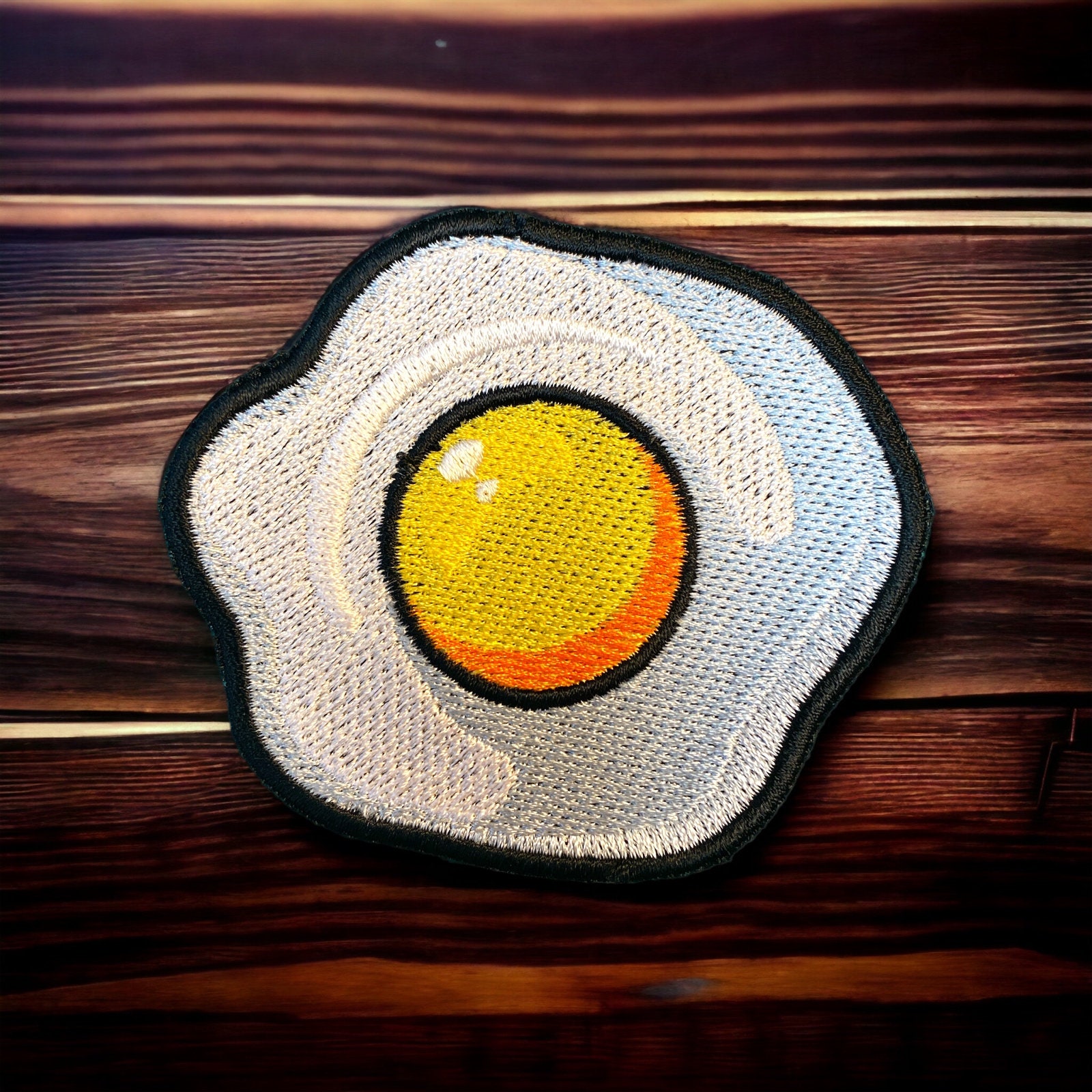 Fried Egg Iron on Patch Yellow Egg Patches Cute Yellow Egg Kawaii Egg Iron  on Patches, Funny Egg Food Patches, Cute Cartoon Egg Yolk Patch 