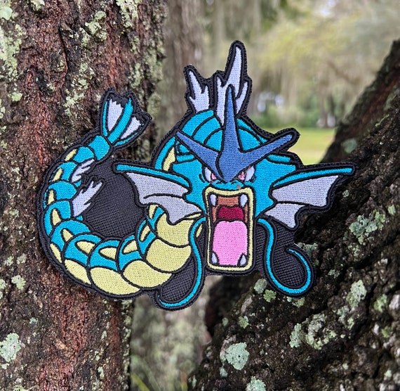 Pokémon Gyarados Iron on Patch/ Pokémon Patches/ Gyarados Iron on