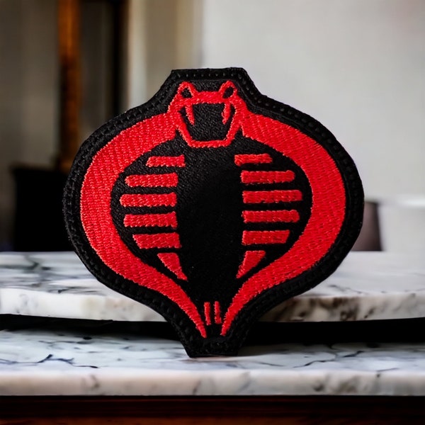 GI Joe Cobra Logo Patch/ GI Joe Patch