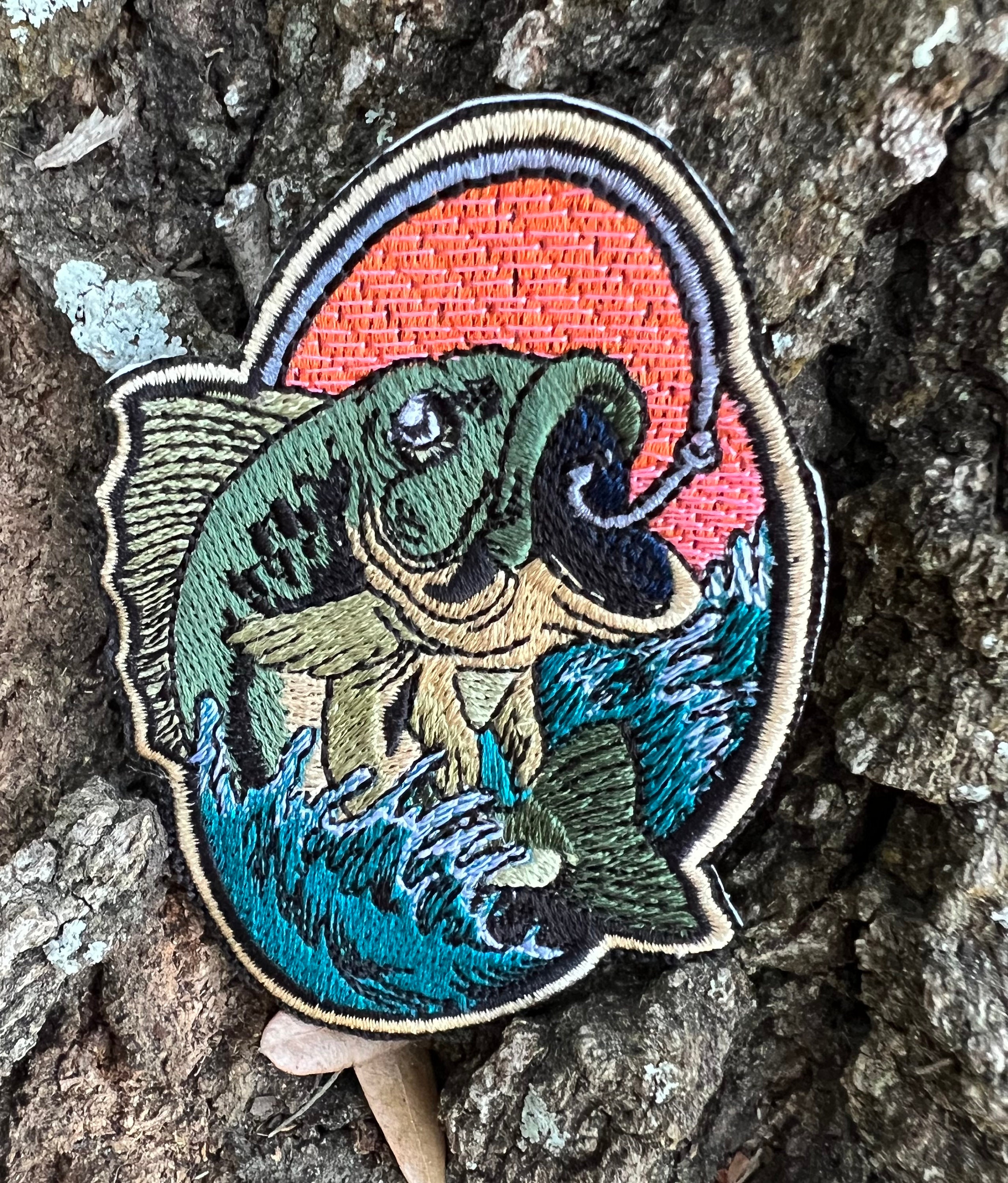 Perch Iron-on Embroidered Patch Quality Fish Patches for Jackets, Hats,  Vests, Backpacks Fishing Gifts Men & Women -  Denmark