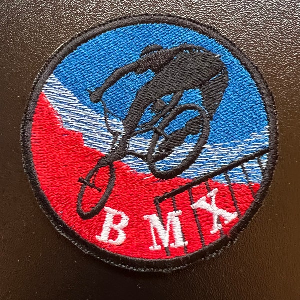 BMX Bicycle Iron On Patch