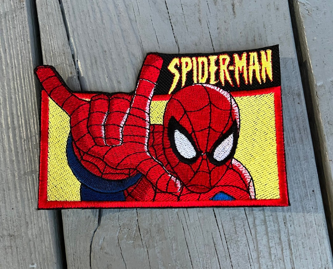 I Love Spider Man Iron on Patch Etsy