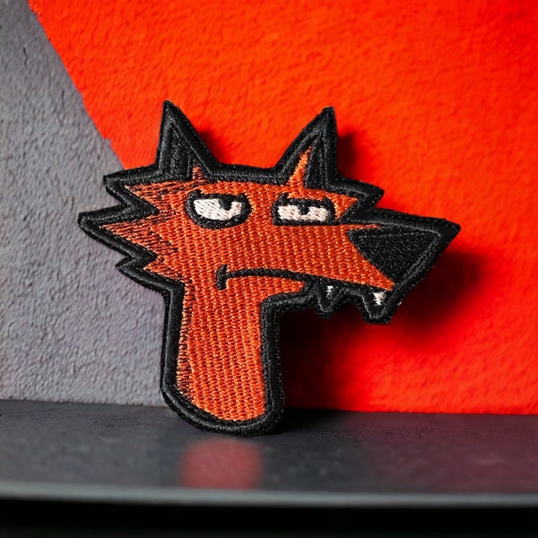 Space Coyote Patch - The Simpsons/ Iron On/ Sew On / Hook 3.07" X 3.54"