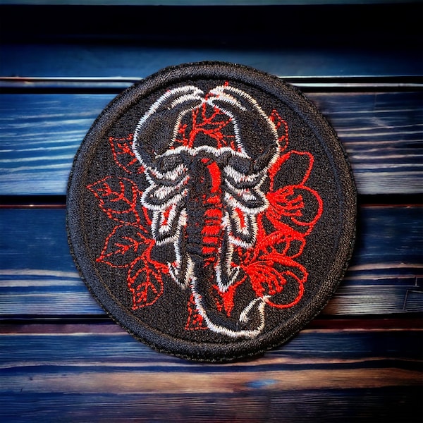 Scorpion Iron on Patch/Arachnids Iron on Patch