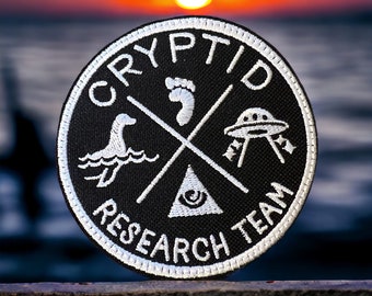 Cryptid Research Team Patch/Cryptozoology Patch