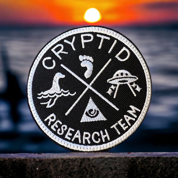 Cryptid Research Team Patch/Cryptozoology Patch