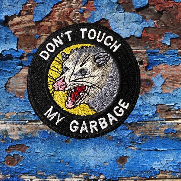 Opossum Don't Touch My Garbage Patch/ Animal Patch