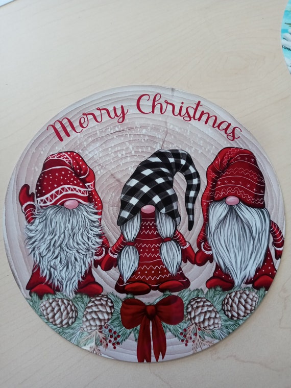Wreath Sign Gnome Sign