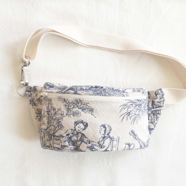 Toile de Jouy bumbag - limited edition