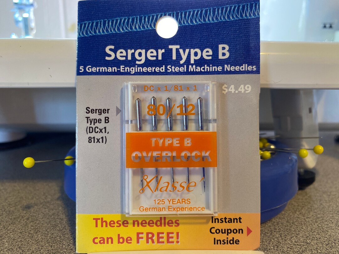 5 Klasse Overlock/serger Machine Needles Serger Type B dcx1, 81x1 Etsy