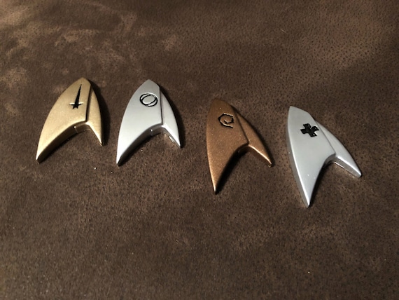 Quantum Mechanix Star Trek Discovery : Set de badges et de broches de Command d'entreprise