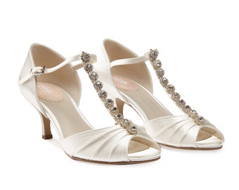 low heel wedding shoes uk