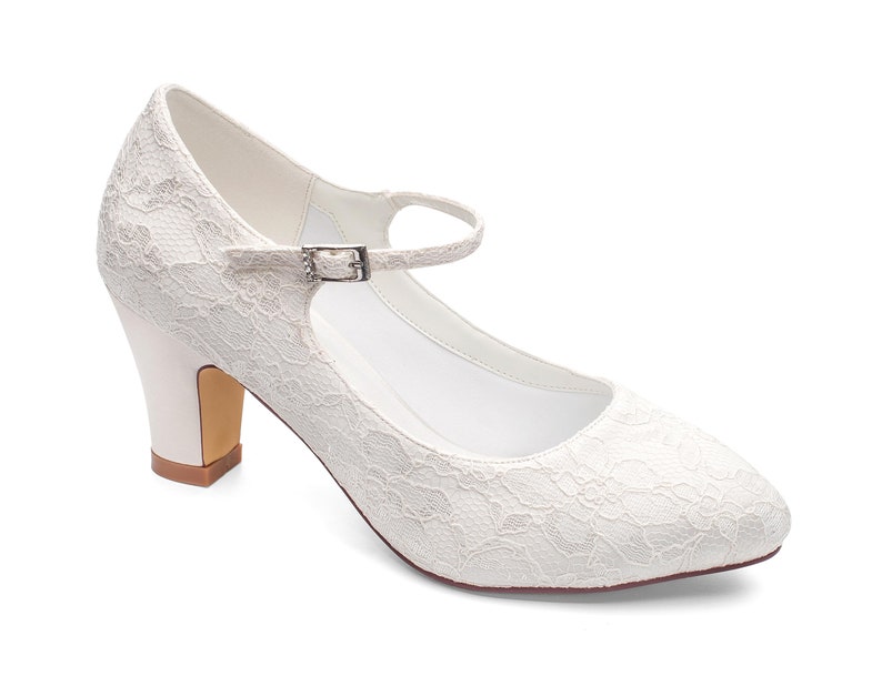 vintage mary jane wedding shoes