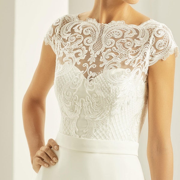 Bridal Cover up for Halter Dress Etsy