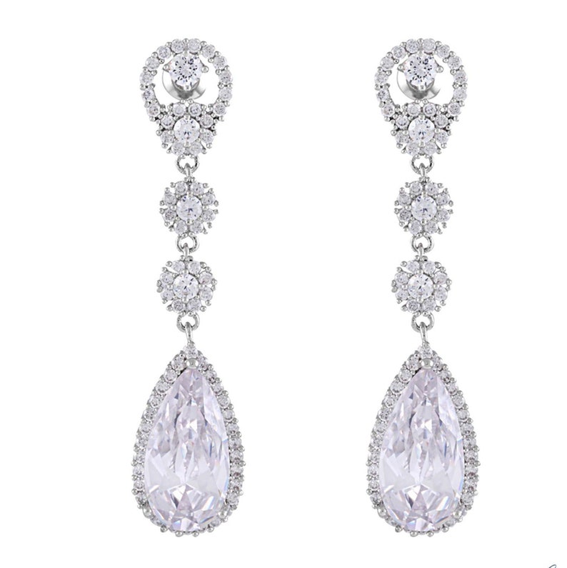 Wedding Jewelry UK Bridal Earrings,Prom Earrings Statement Earrings Wedding Earrings Art Deco Earrings Diamante Drop Earrings