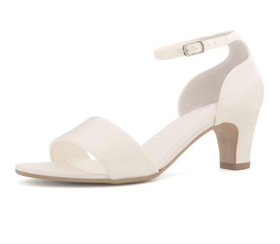 high heels ivory