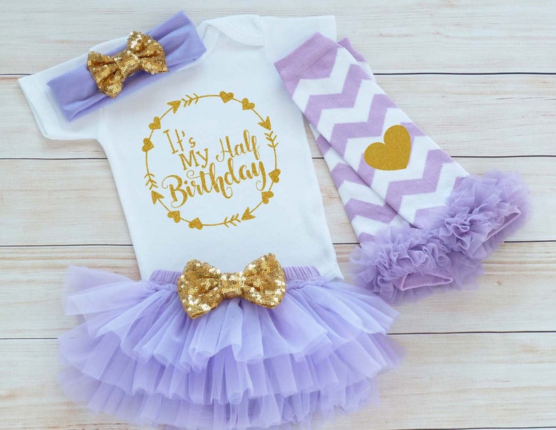 6 month birthday outfit girl