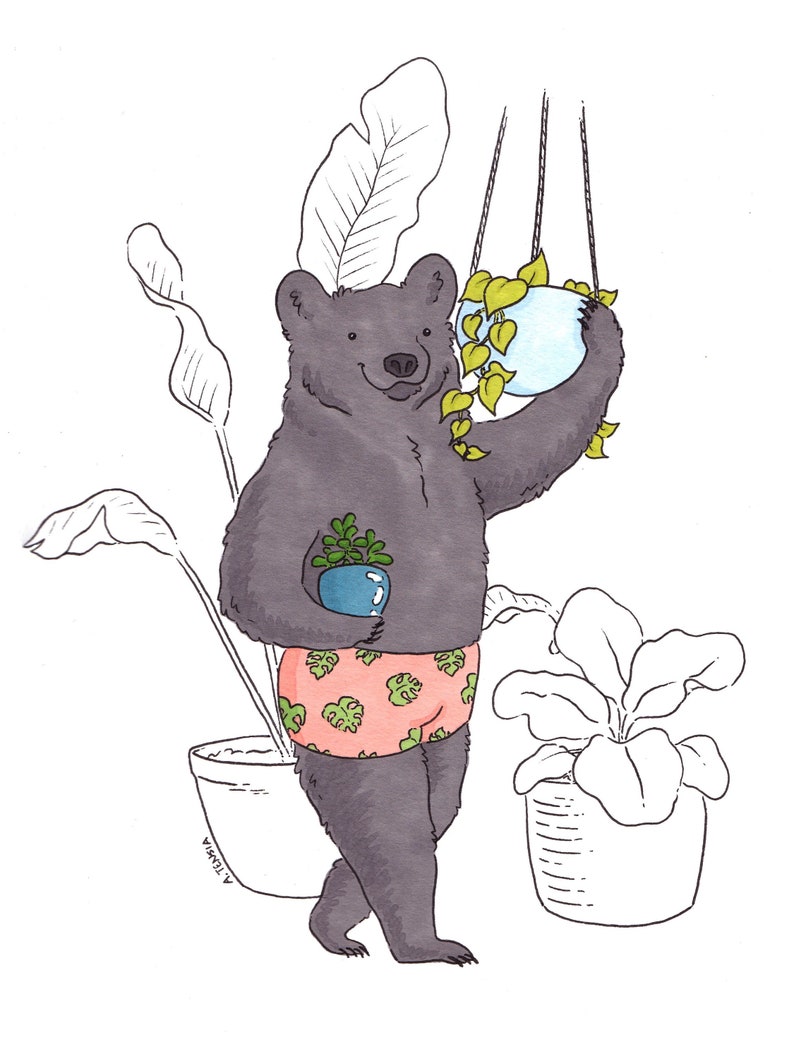 Plant Dad Bear image 1