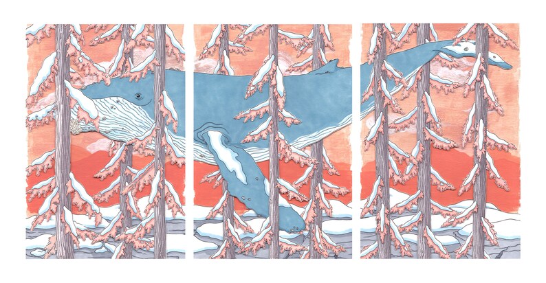 Whale Triptych image 1