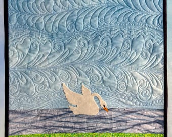 Handmade Art Quilt Wall Hanging