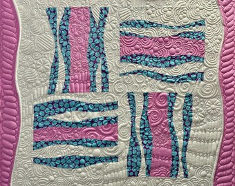 Handmade Art Quilt Wall Hanging