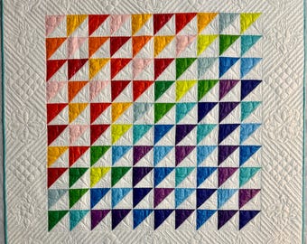 Handmade Art Quilt Throw Size
