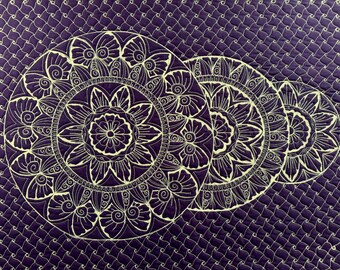 Handmade Mandala Art Quilt